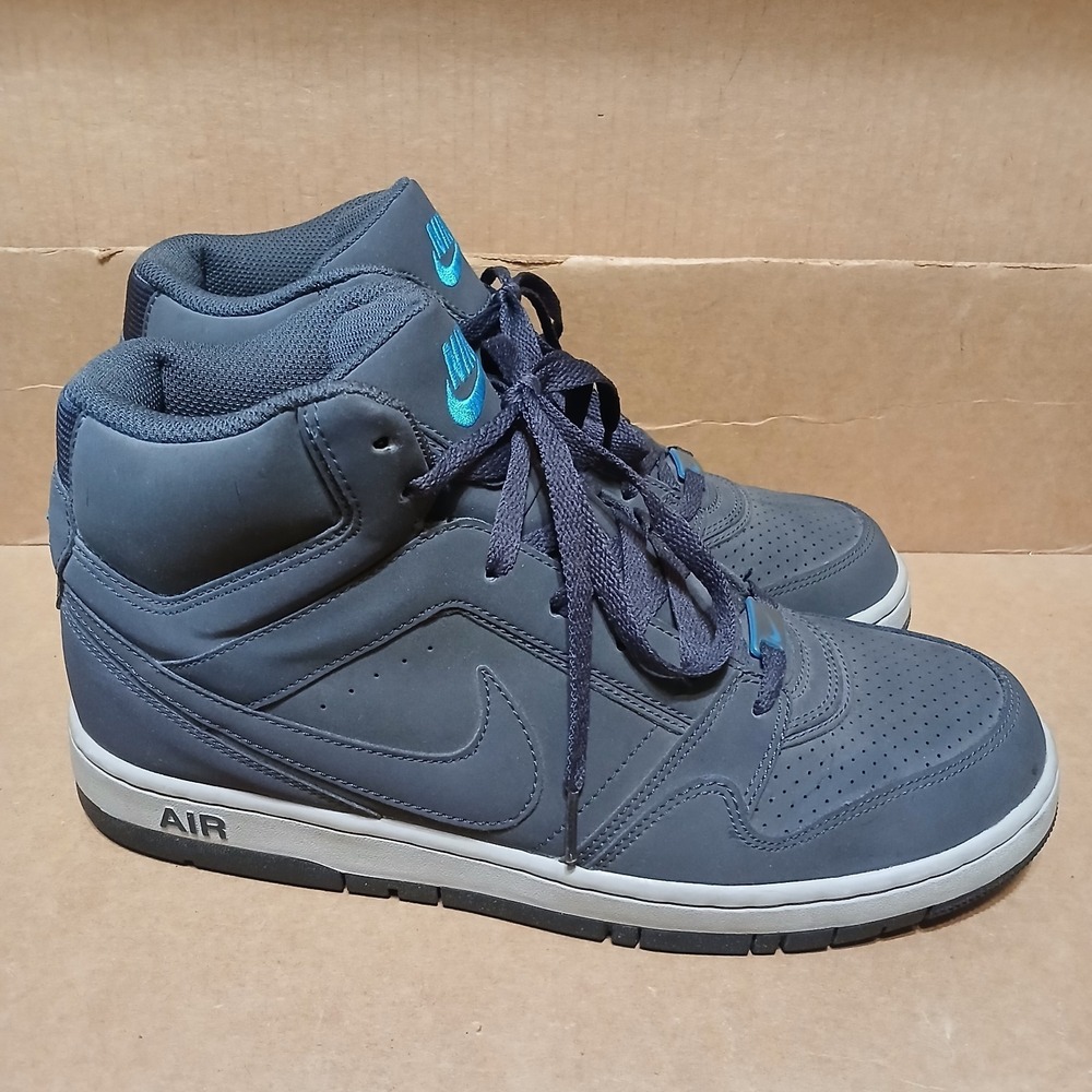 Nike Air Prestige III 3 Gray Blue Leather Sneakers 407036-040 Mens 10